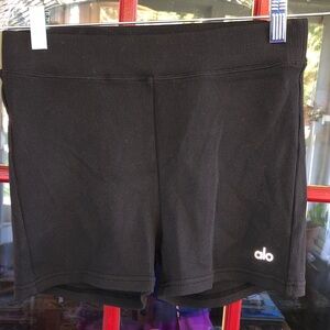 ALO Yoga Women's Athletic Black Shorts